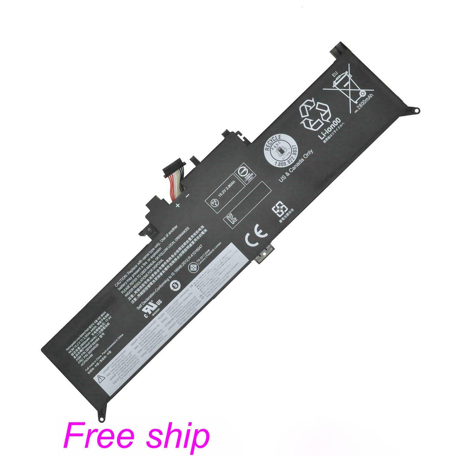 00HW026 00HW027 Battery For Lenovo ThinkPad Yoga 260 01AV432 01AV433