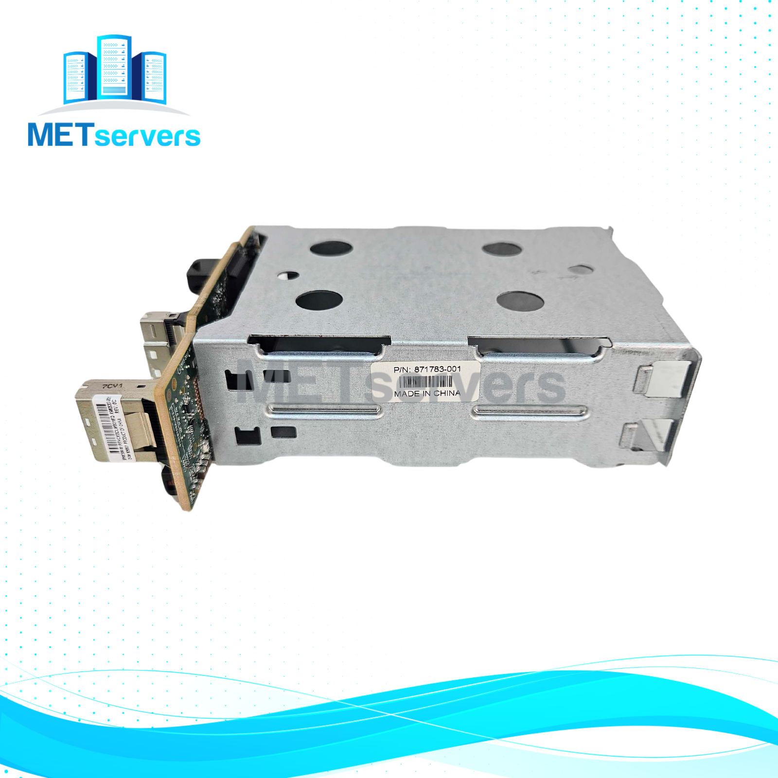 HP Proliant DL380 G10 2-BAY SAS NVMe Rear Backplane Board (871783-001)