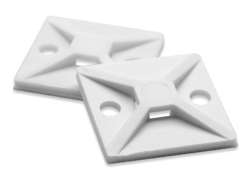 HellermannTyton MB-30-10-C2 T18-T30 Cable Tie Mounts, 100/Pack