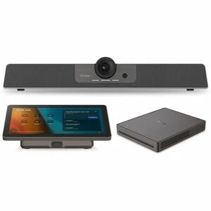ViewSonic TeamJoin TRS10-UB Bundle Certified for Microsoft Teams Rooms includes MPC310-W31-TU Computing Engine mini-PC, MRC1010-TN 10-inch touch console, and UMB202 3-in-1 4K UHD Video Conference Camera