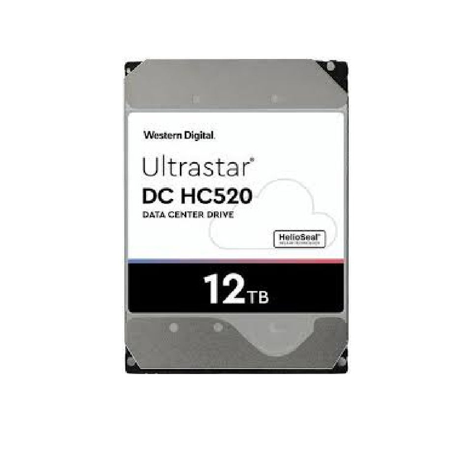WD Ultrastar DC HC520 0F30146-20PK SATA 6Gb/s 7200RPM 12TB Hard Drive