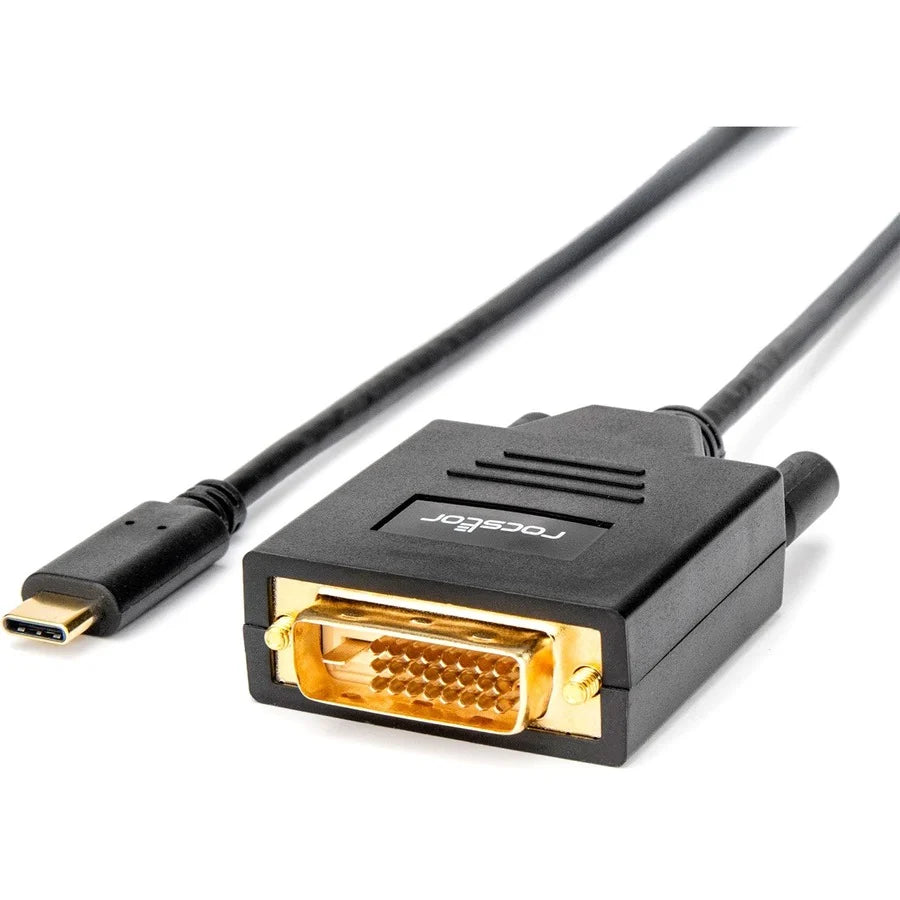 Rocstor Premium USB-C to DVI Cable - 6 ft / 2m