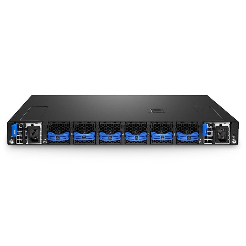 FS-N8550-48B8C, Bare Metal Switch, 48-Port Ethernet Data Center, 48 x 25Gb SFP28, 8 x 100Gb FS-QSFP28 Uplinks, with 2 x 10Gb SFP+ Management Port, Broadcom Trident 3-X7 Chip