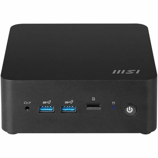 MSI CUBINUC013TAA Cubi N 1MG 013UST Intel Core 7-150U W11P 1TB SSD Mini PC TAA