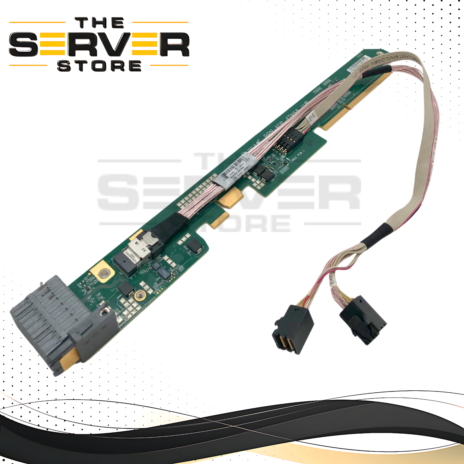 Supermicro Power Connector Backplane with Cables for BigTwin Server Hybrid NVMe/SAS Configuration for 2029BT Series Chassis. P/N: BPN-ADP-4TNS6-1UB.