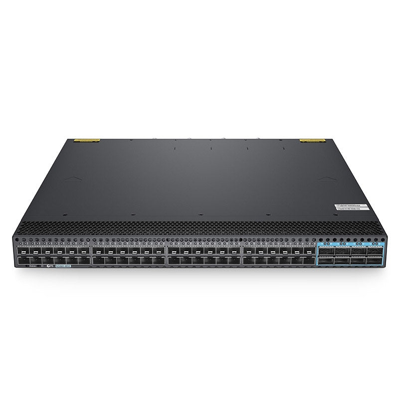 FS-N5860-48SC, 48-Port Ethernet L3 Data Center Switch, 48 x 10Gb SFP+, with 8 x 100Gb QSFP28, Support MLAG/Stacking, Broadcom Chip, Dual AC PSUs