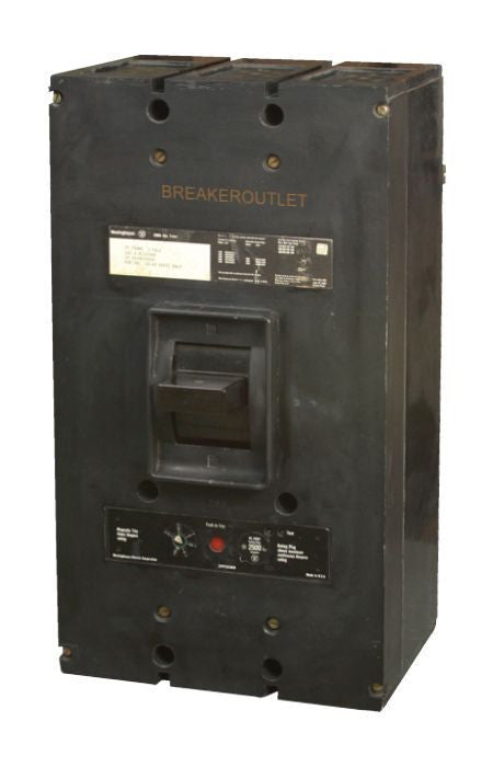 Westinghouse PC32000F 2000A 3 Pole Molded Case Circuit Breaker Frame Only 600VAC 100kAIC