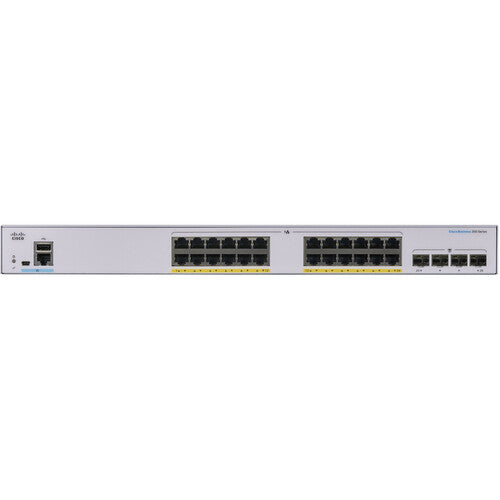 Cisco CBS350-24P-4G 24-Port PoE+ Managed Gigabit Switch