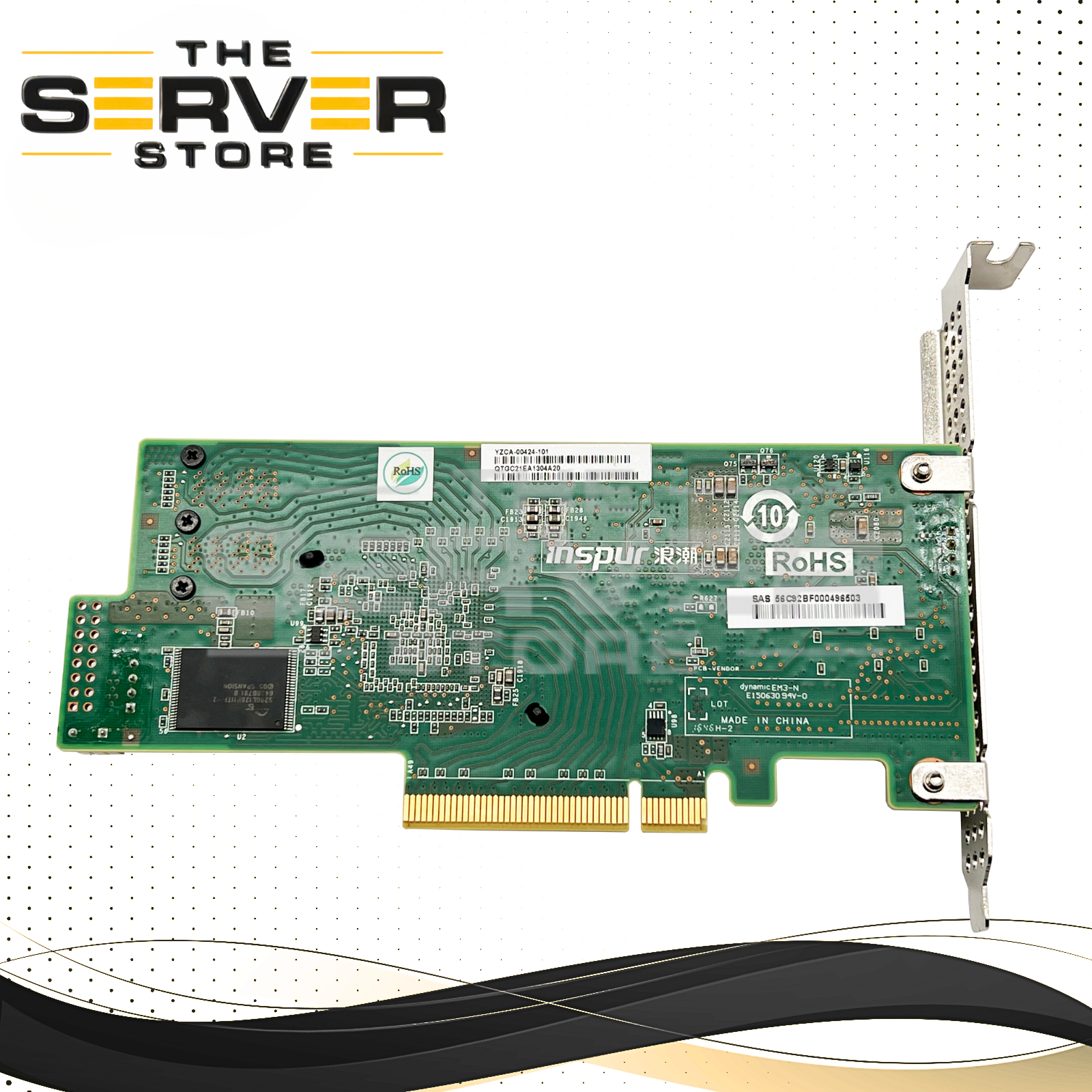 (LOT OF 10) LSI 8P 12G IT Mode FreeNAS Host Bus Adapter (HBA) SAS 9300-8i SAS3008 Controller YZCA-00424-101
