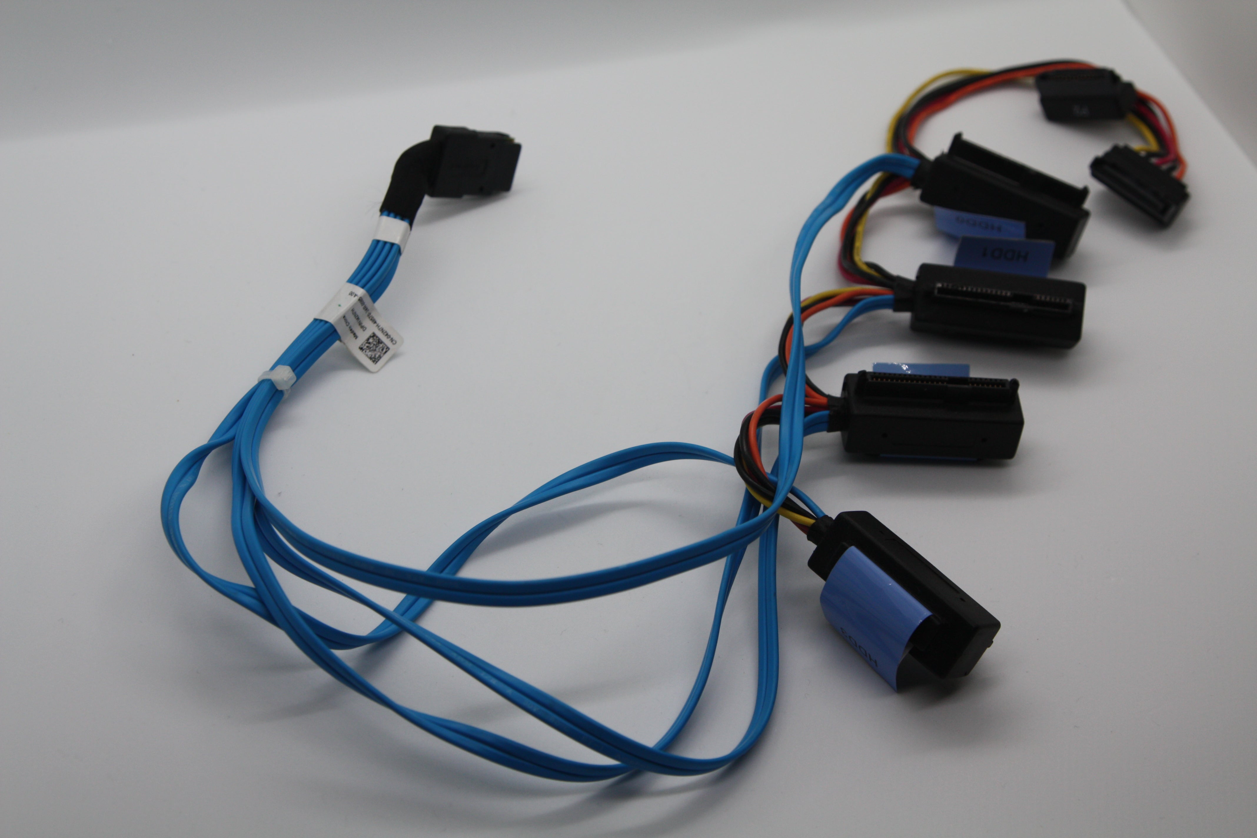 Dell 42N7H Internal SAS Cable For PowerEdge T110 SFF-8087 24-inch (controller end) to four SFF-8482 (drive end), SATA Power.