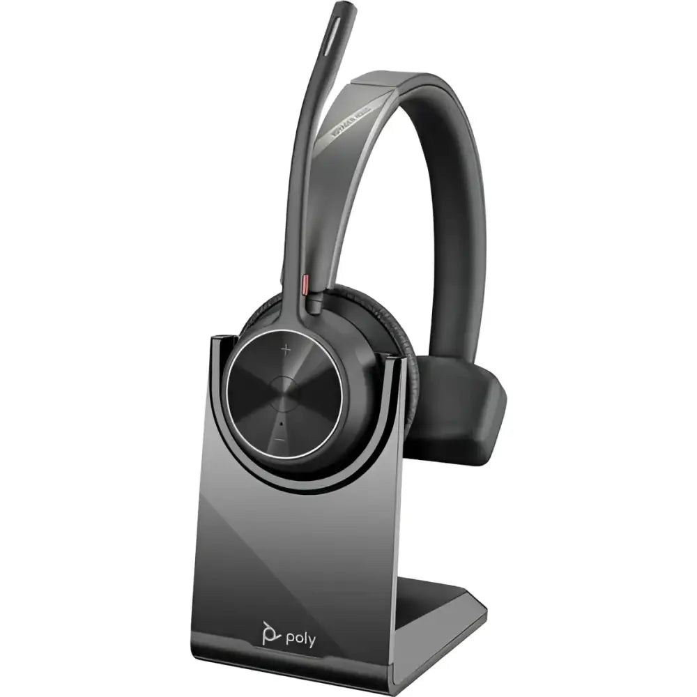 Poly Voyager 4310 UC Mono Bluetooth Headset with Charging Stand USB-A Microsoft Teams 218471-02 - New