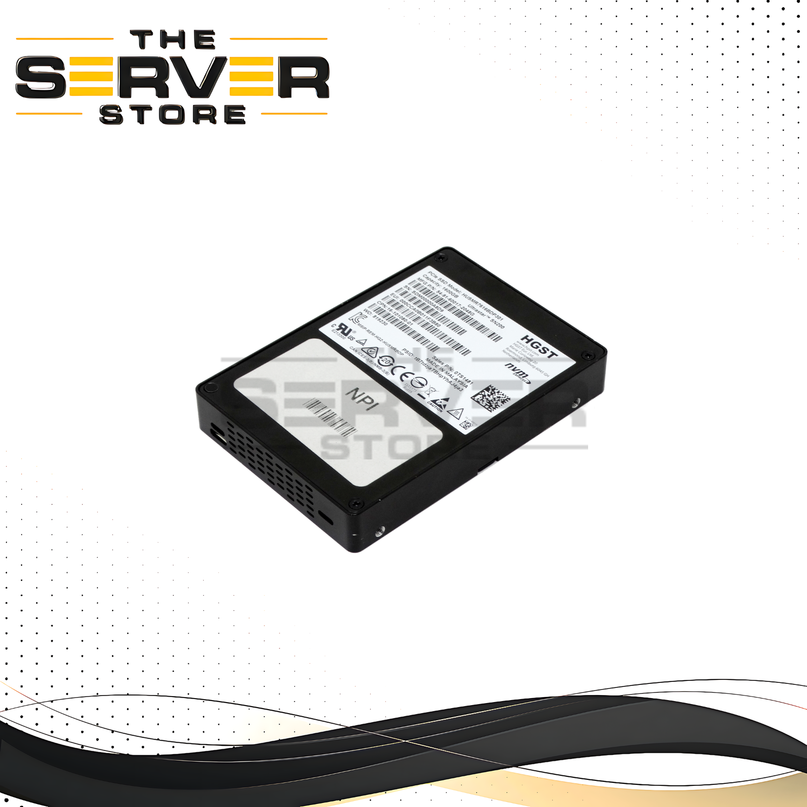 HGST 1.6TB NVMe U.2 SFF 2.5" SSD Ultrastar SN200 HUSMR7616BDP301