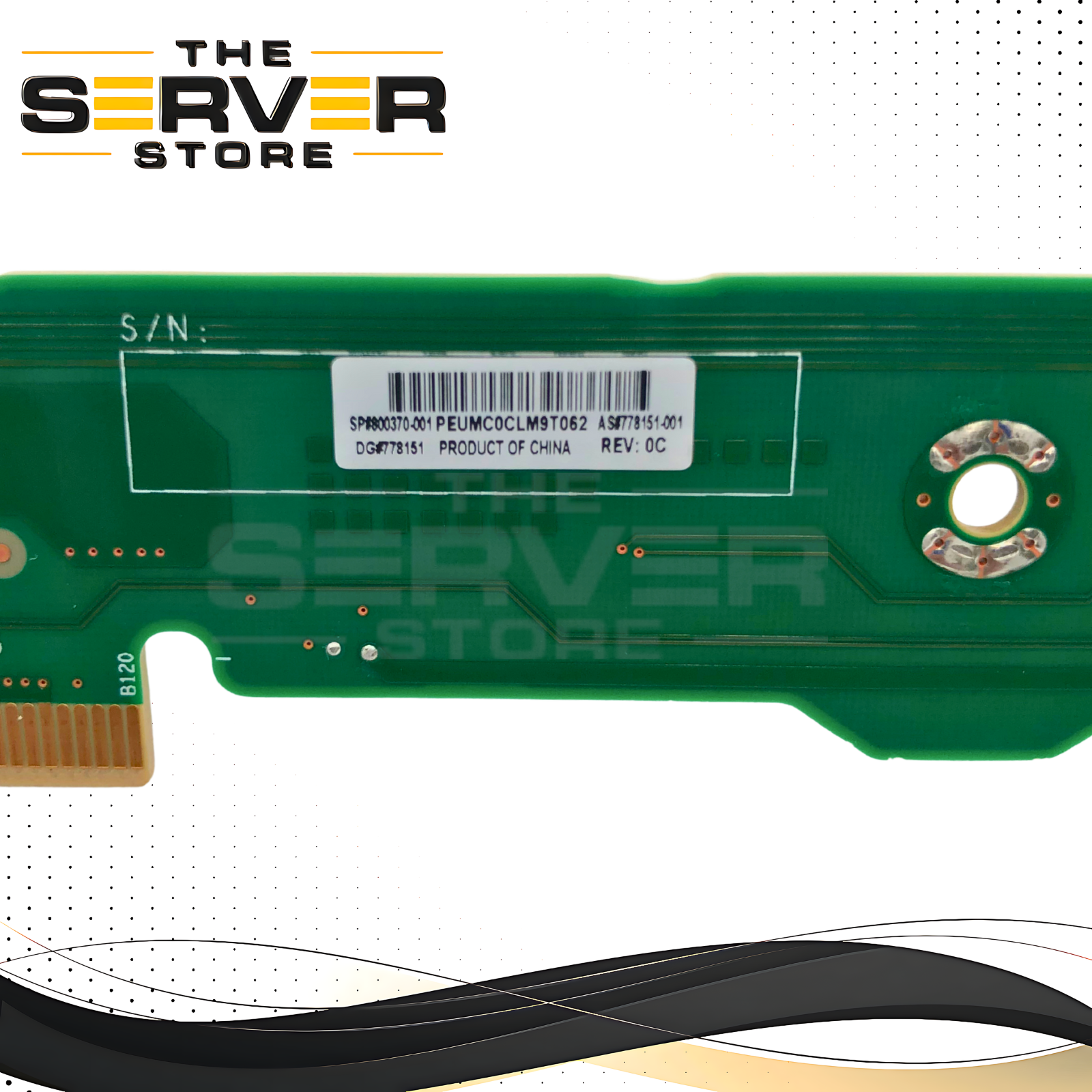 HPE ProLiant XL170r Gen9 Riser 2 LP PCIe 3.0 x16 Card Assy 778151-001 800370-001