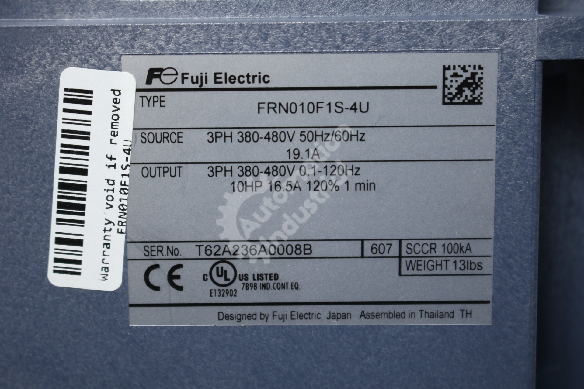 Fuji Electric FRN010F1S-4U Adjustable Frequency Drive NEW