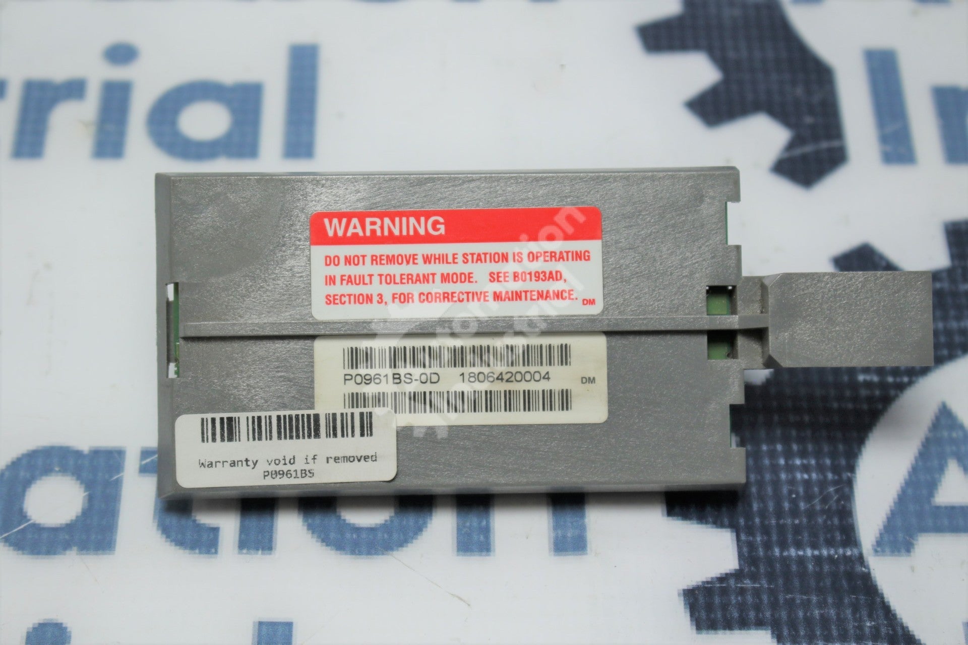 Foxboro P0961BS P0961BU C 12 10 2006 Connector Bus Assembly