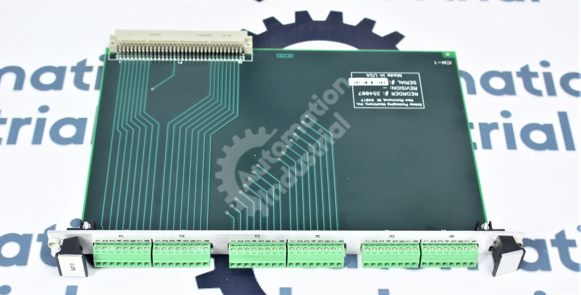 Doboy Packaging Machinery Inc 354007 Screw Terminal Interface Board