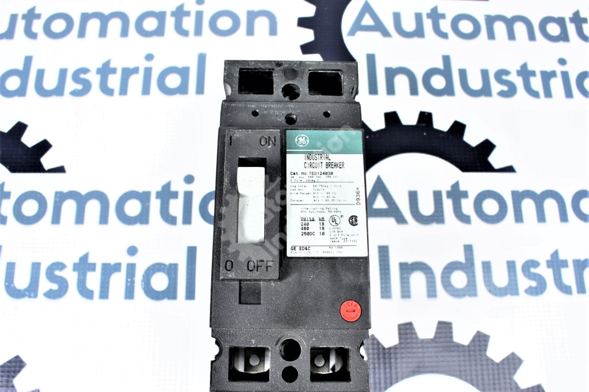 GE General Electric TED124030 30AMP Industrial Circuit Breaker