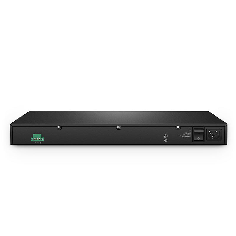 FS-S3400-48T6SP, 48-Port Gigabit Ethernet L2+ PoE+ Switch, 48 x PoE+ Ports @370W, with 6 x 10Gb SFP+ Uplinks, AC+DC Power Supplies
