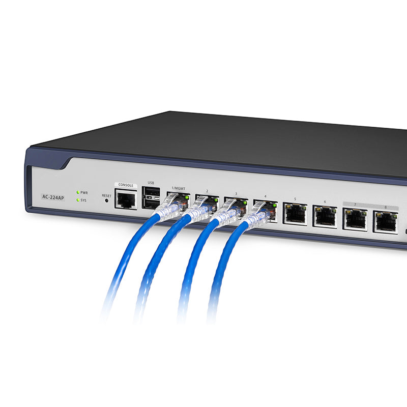 FS-AC-224AP, 802.11ax Wireless LAN Controller with 6 Gigabit Ethernet Ports, Seamless Wi-Fi Roaming, Manage up to 224 Wi-Fi 6 APs