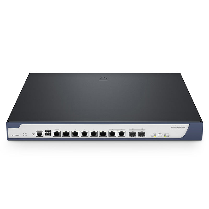 FS-AC-224AP, 802.11ax Wireless LAN Controller with 6 Gigabit Ethernet Ports, Seamless Wi-Fi Roaming, Manage up to 224 Wi-Fi 6 APs