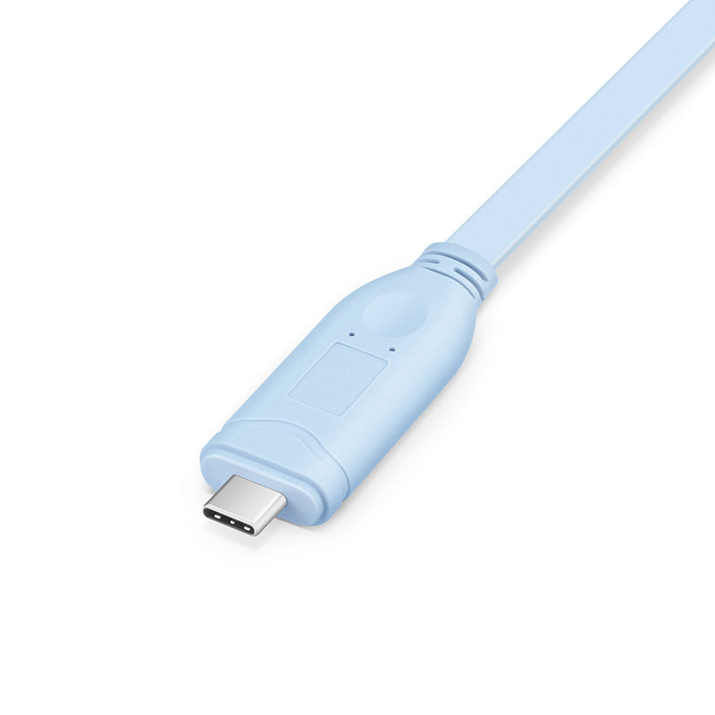 7ft (2m) USB C (Male) to RJ45 (Male) Console Cable, Blue