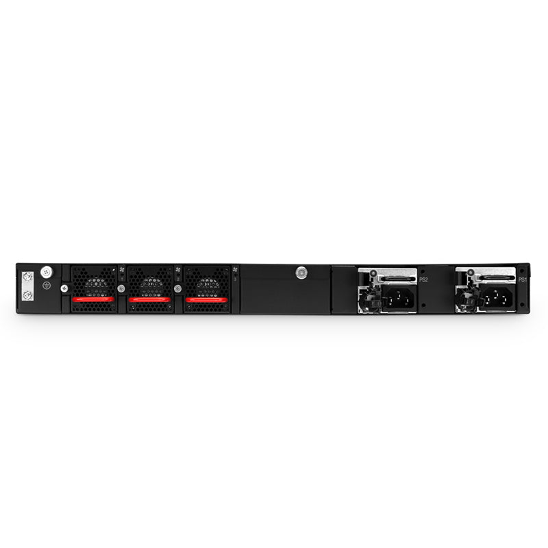 FS-S5870-48T6BC, Bare Metal Switch, 48-Port Ethernet L3 Enterprise, 48 x Gigabit RJ45, with 4 x 25Gb SFP28 and 2 x 100Gb FS-QSFP28 Uplinks, Broadcom Trident3-X3 Chip