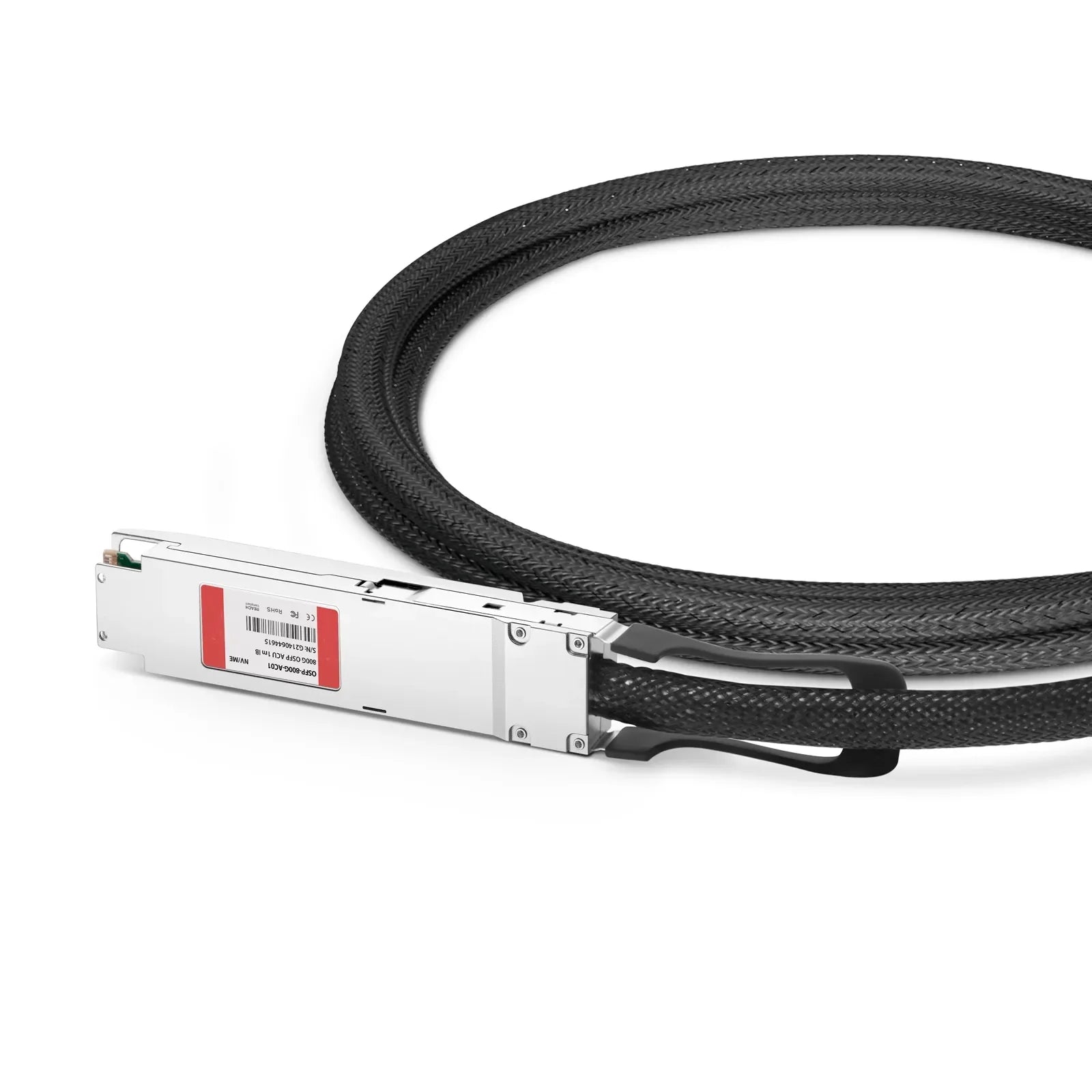 1m (3ft) NVIDIA/Mellanox MCA4J80-N001 Compatible 800G Twin-port OSFP Finned Top InfiniBand NDR Active Direct Attach Copper Twinax Cable for Quantum-2 Switches
