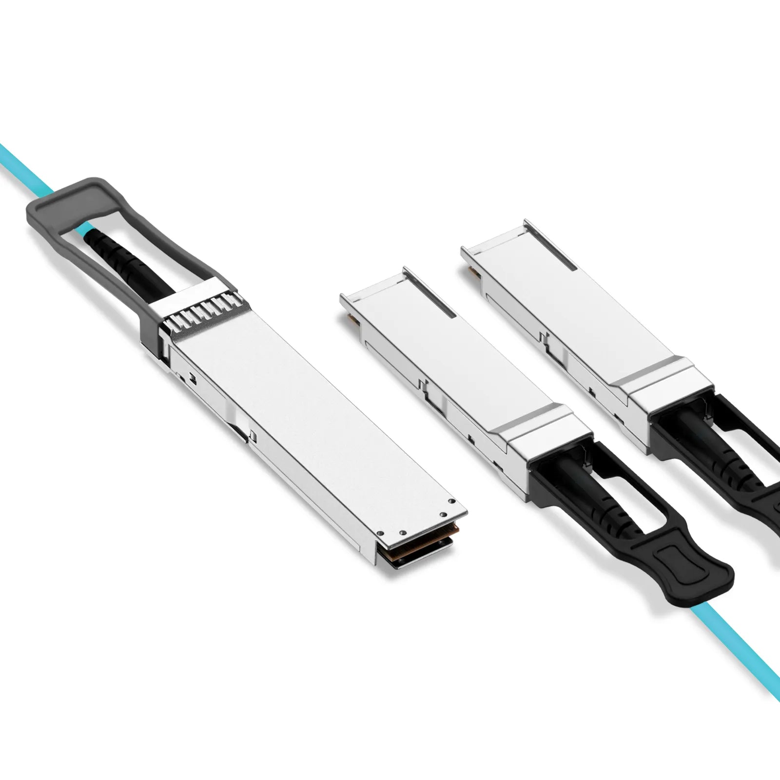 10m (33ft) NVIDIA/Mellanox MFA7U10-H010-FLT Compatible 400G OSFP Flat Top to 2 x 200G QSFP56 InfiniBand HDR Active Optical Breakout Cable for Quantum Switches and ConnectX-7 HCA