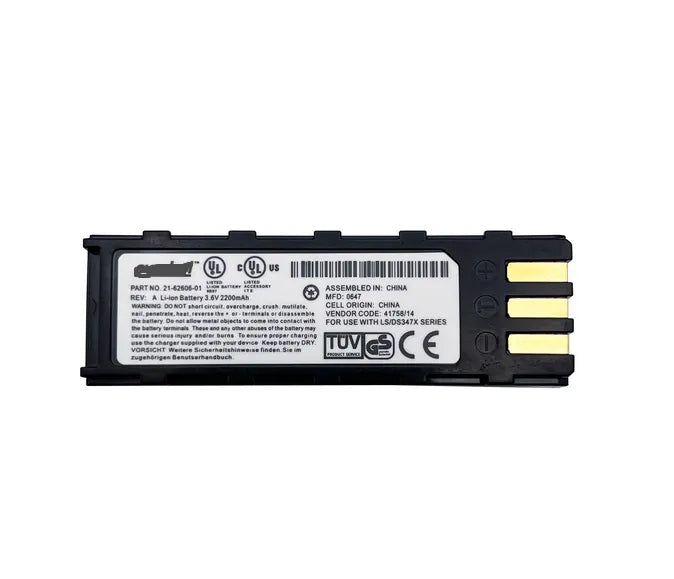 21-62606-01 Battery For Symbol LS3478 DS3478 LS3578 DS3578 Scanner