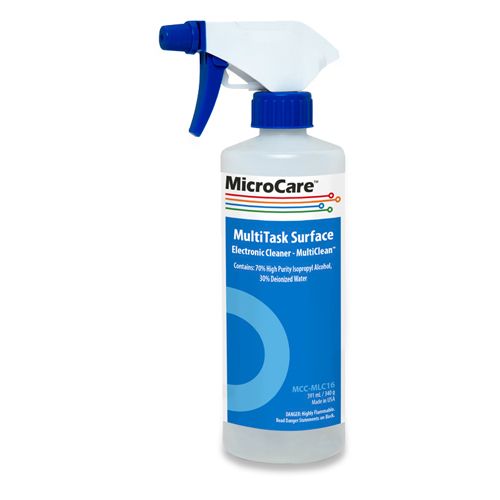 MicroCare MCC-MLC16 MultiClean 70% IPA Cleaning Spray, 12 oz ( Ground Shipment Only)