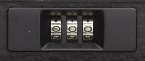 Tool Case Replacement Combination Lock, BLACK
