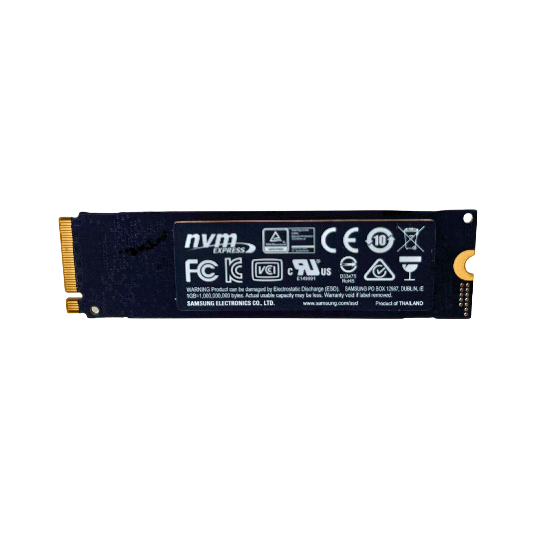 Samsung 970 EVO Plus 500GB NVMe M.2 V-NAND SSD Solid State Drive (MZ-V7S500)