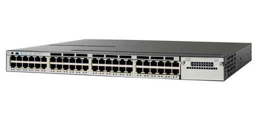 Cisco WS-C3750X-48P-L Refurbished 48-Port PoE+ Gigabit Switch