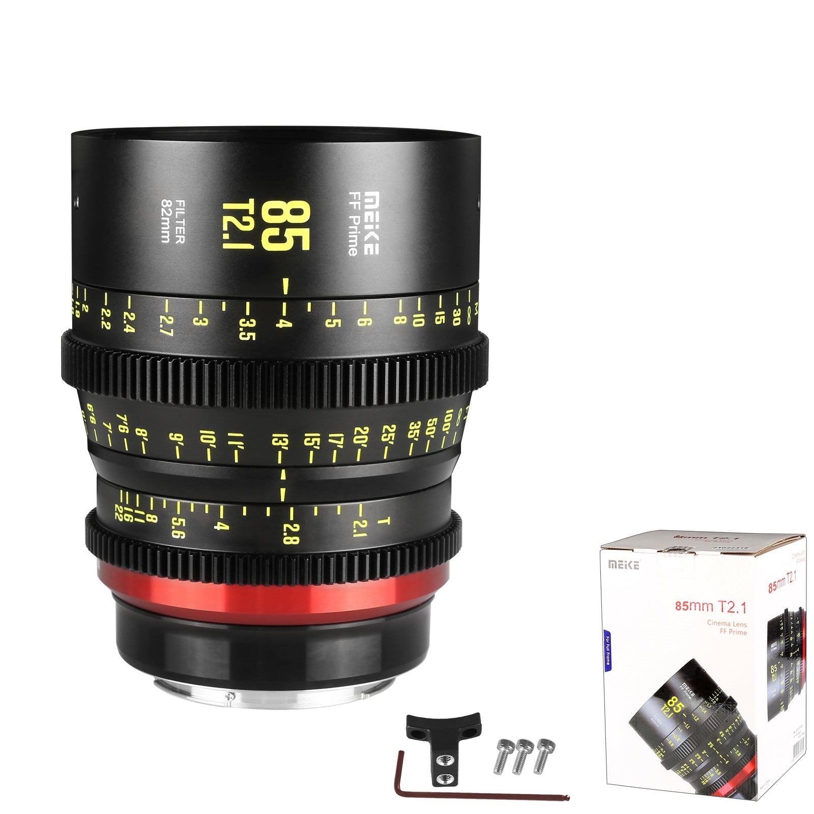 Meike Cinema Full Frame Cinema Prime 85mm T2.1 Lens (Sony E Mount)