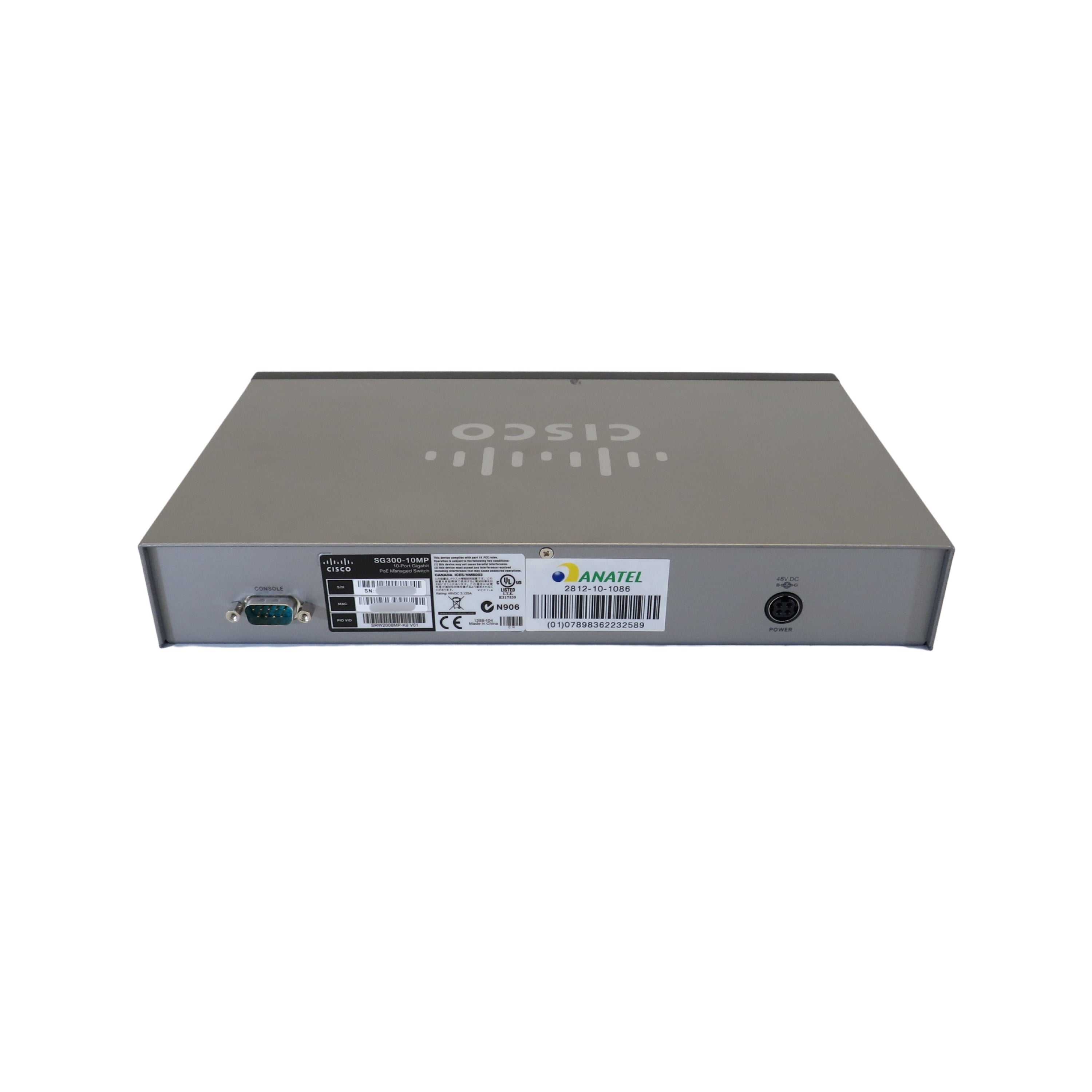 Cisco SG300-10MP 8-Port Gigabit Ethernet PoE 2 Port Combo Mini-GBIC Switch (Refurbished)