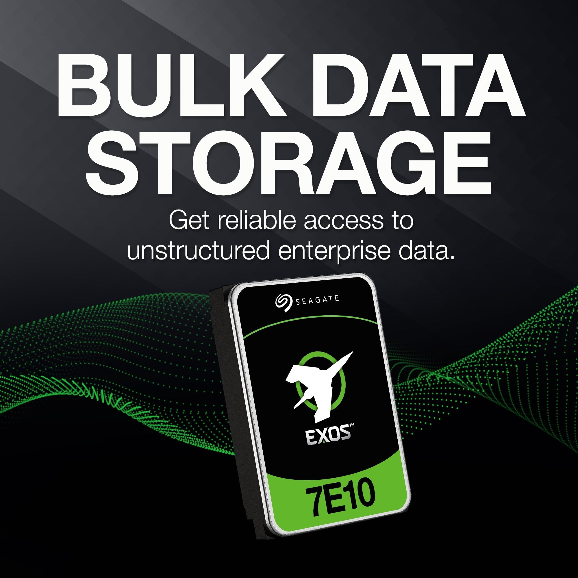 Seagate Exos 7E10 ST10000NM017B 10TB 7.2K RPM SATA 6Gb/s 3.5in Recertified Hard Drive