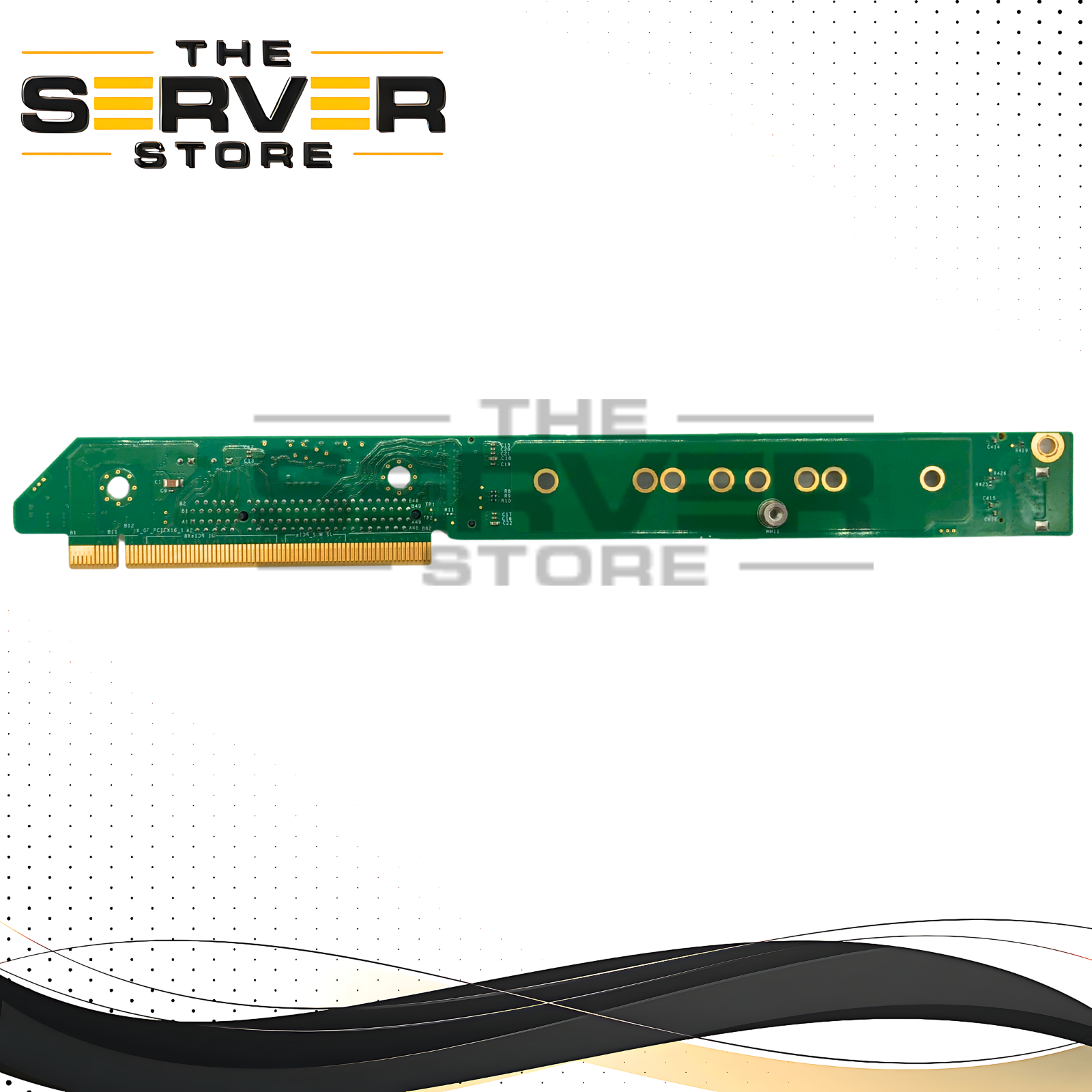Supermicro 1U Ultra Right-Hand Side (RHS) Slot 1 Riser Card Assembly with 1x PCIe 3.0 x8 and 2x M.2 SATA Slots. P/N: RSC-UMR-8.