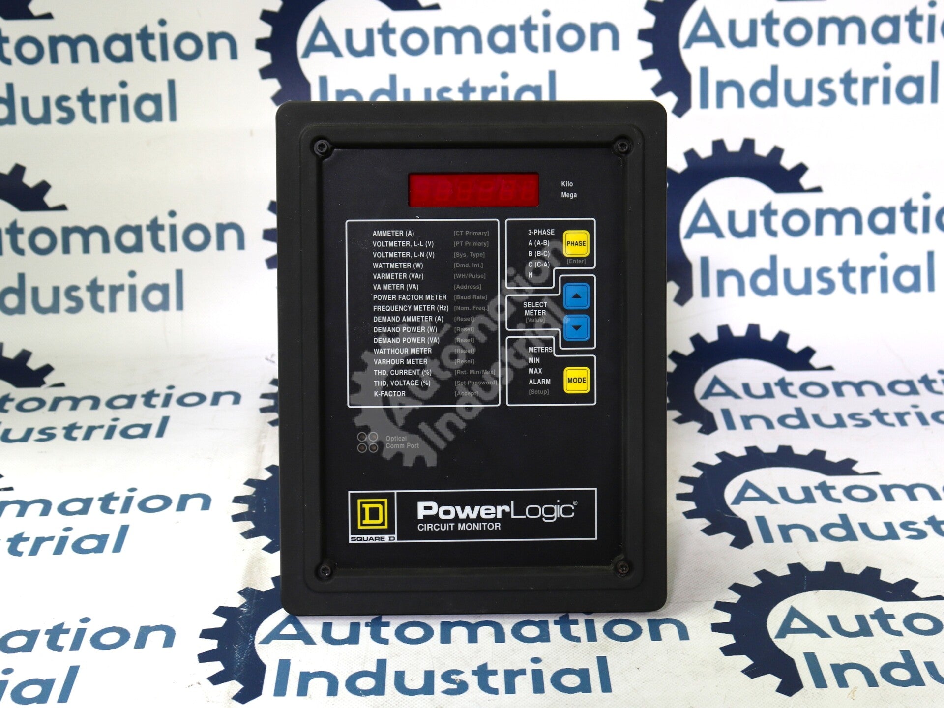 3020-CM-2250 By Square D CM-2250 Digital Circuit Monitor