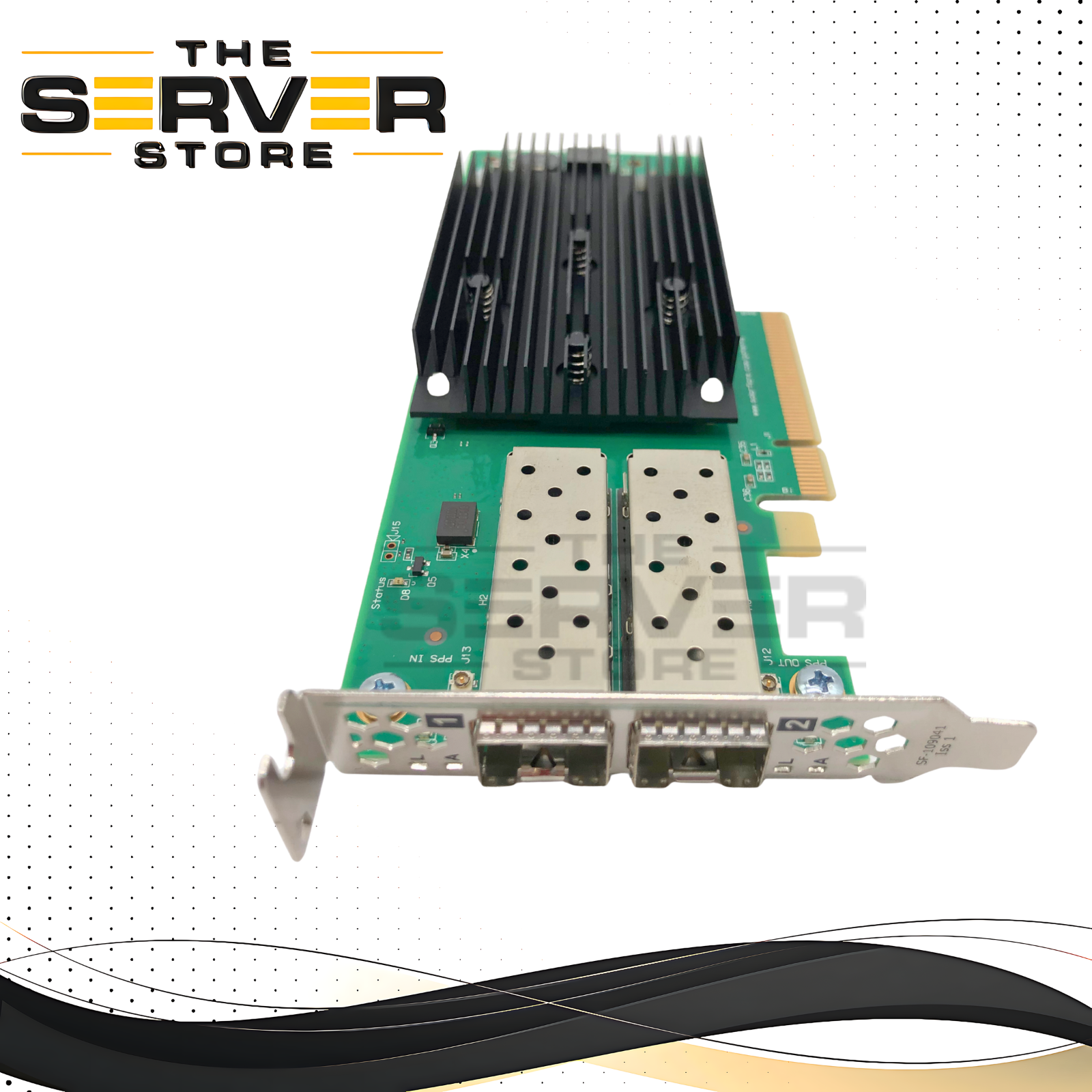 Solarflare XtremeScale X2522-10G Dual Port 10 Gigabit Ethernet (10GbE) SFP+ Server Adapter with Low Profile Bracket. P/N: SR220.