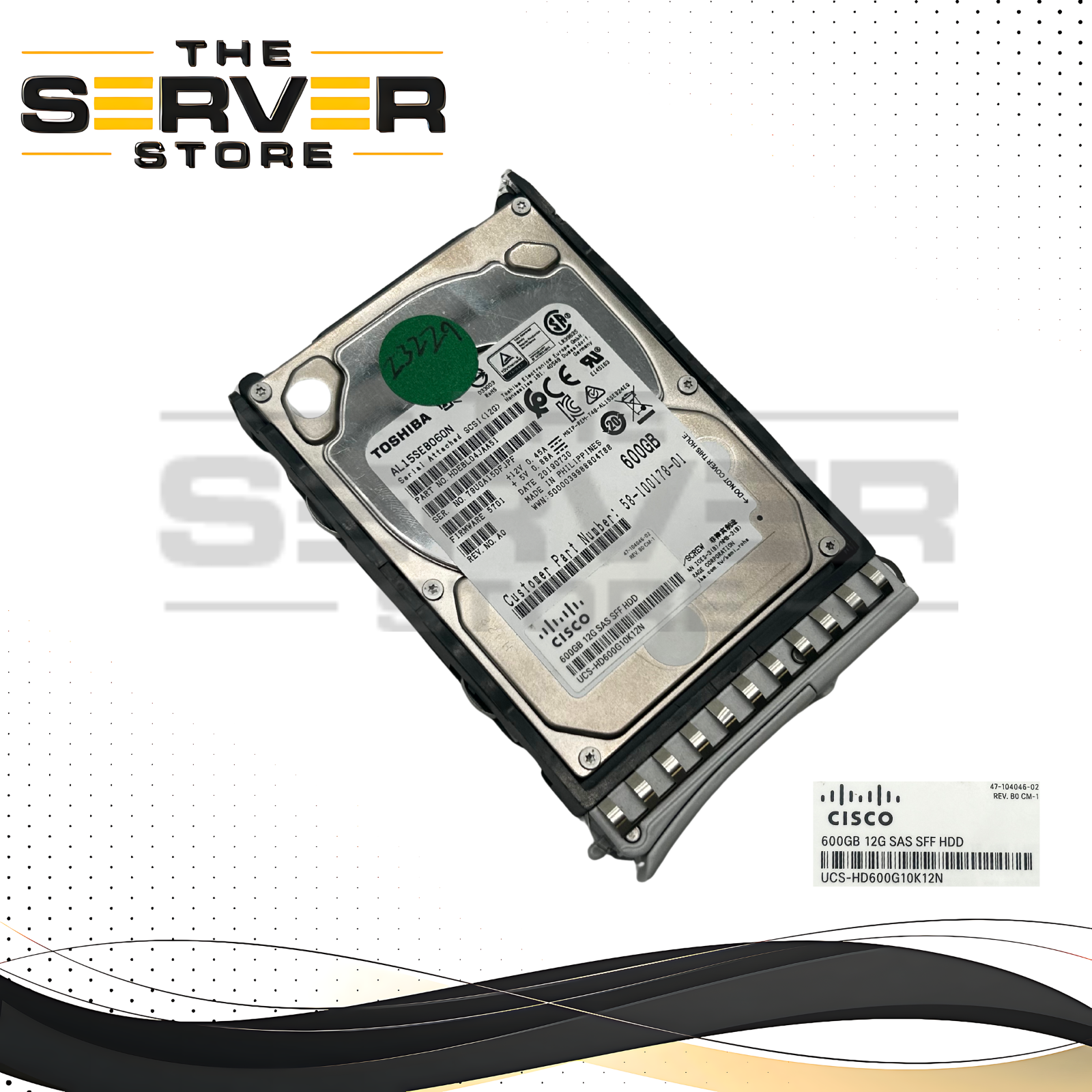 Cisco 600GB 10K 12G SAS 2.5" SFF Hard Drive HDD UCS-HD600G10K12N