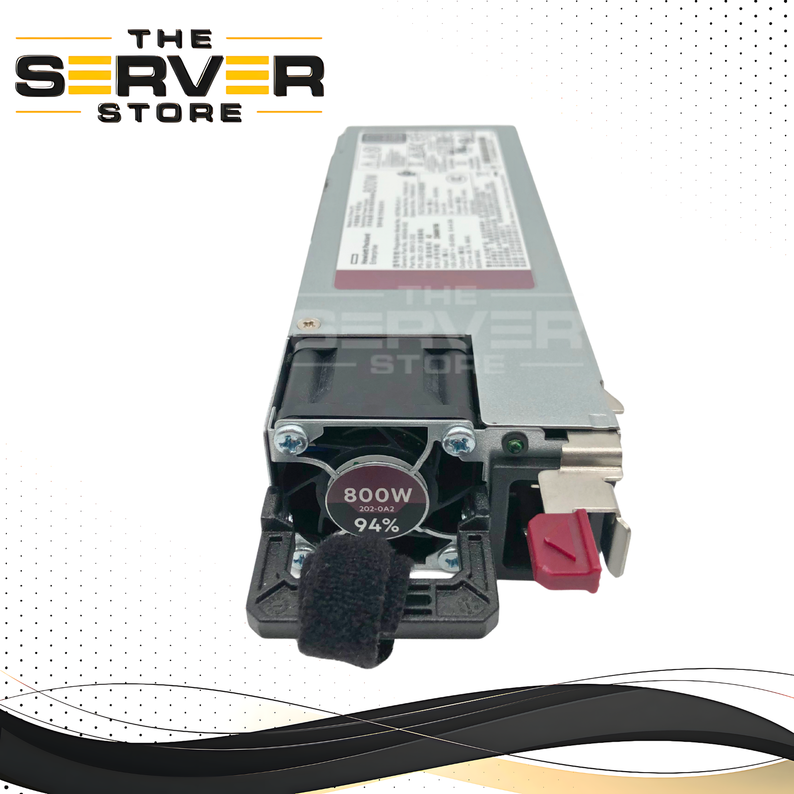 HPE 800W 80+ Platinum Flex Slot Hot-Swap Redundant Power Supply for ProLiant Gen9 & Gen10 Servers. P/N: P39385-001.