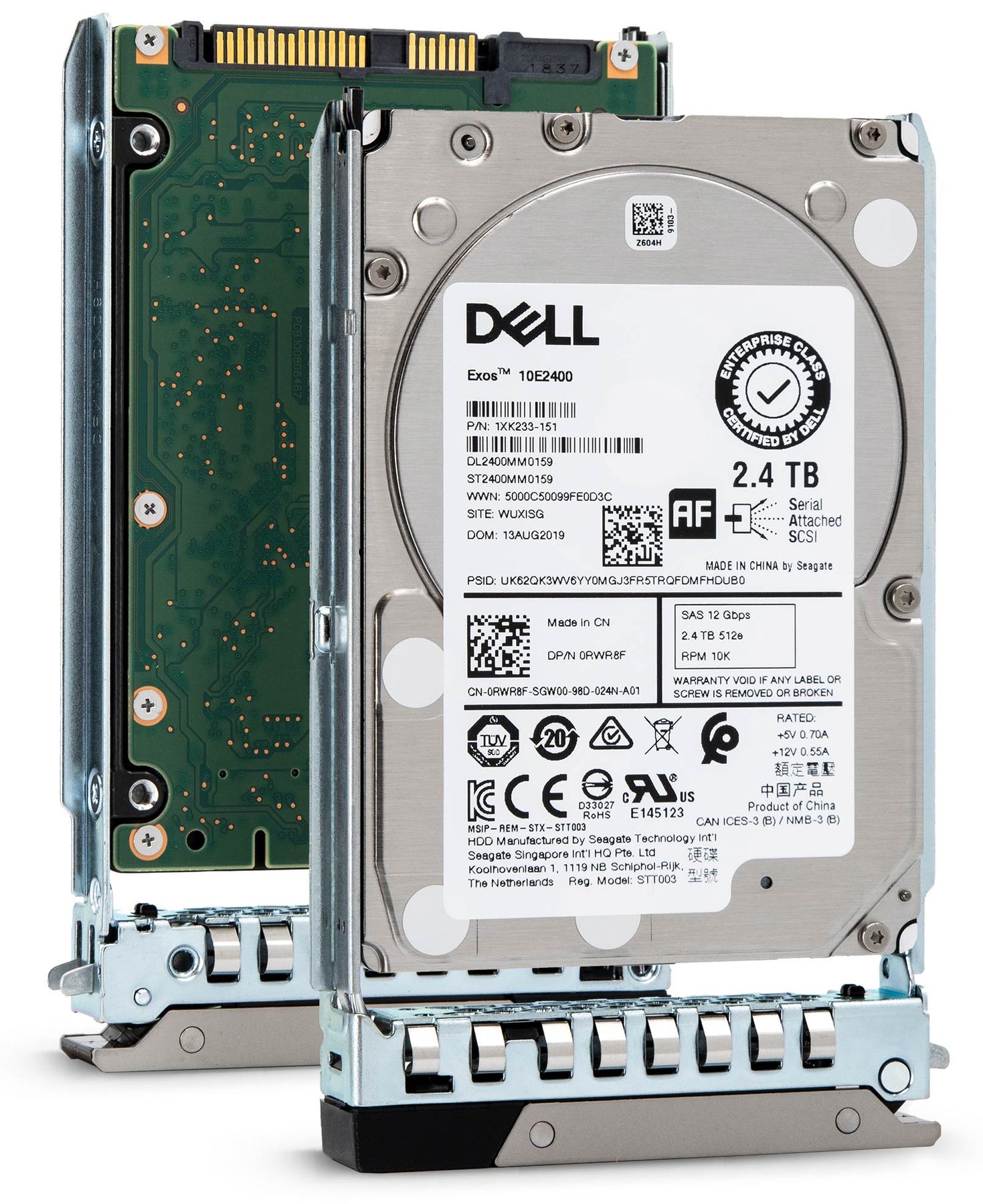 Dell G14 0RWR8F 2.4TB 10K RPM SAS 12Gb/s 512e 2.5" Hard Drive
