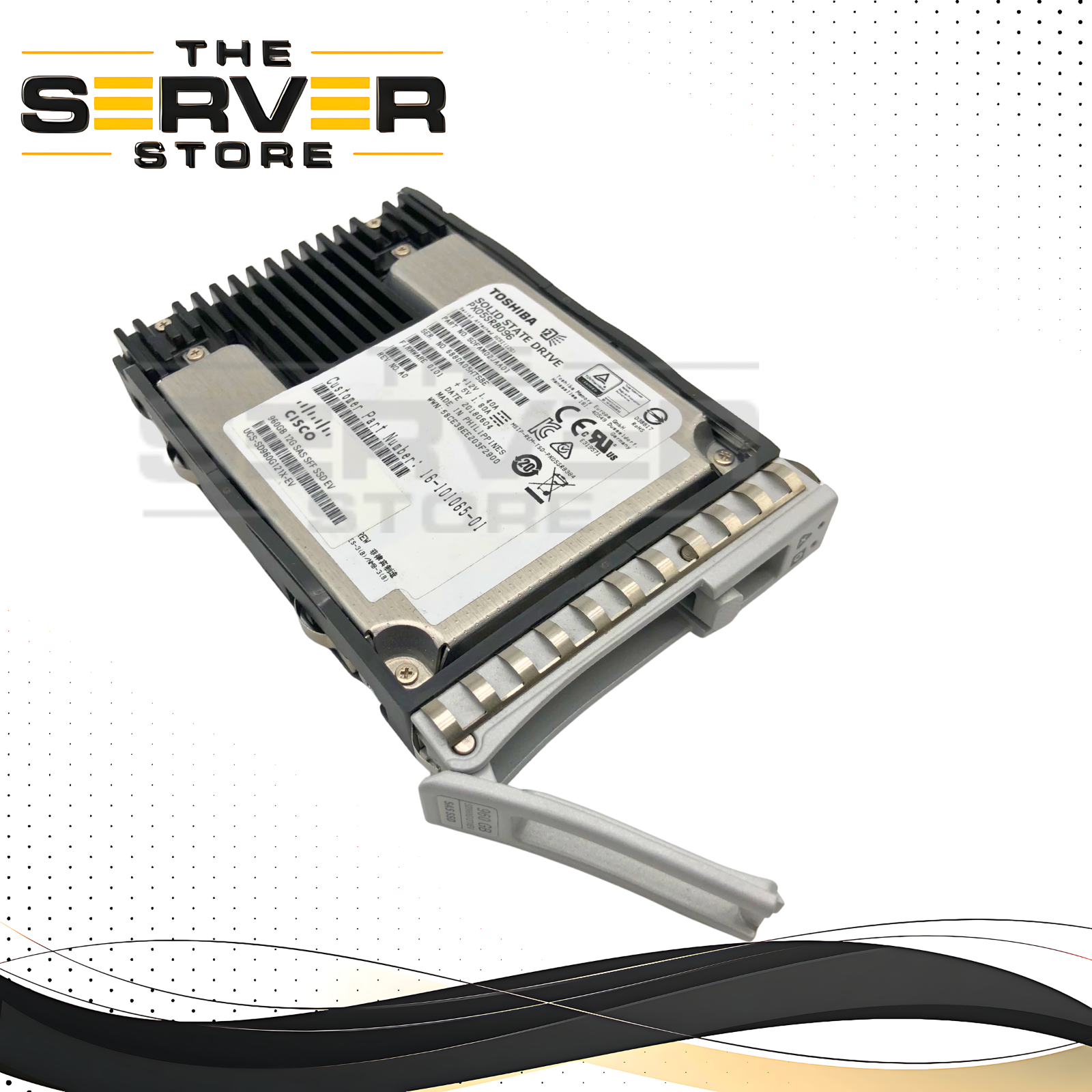 Cisco 960GB SAS 12Gbps MLC 2.5" SSD Toshiba Enterprise PX05SRB UCS-SD960G121X-EV
