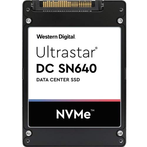 Western Digital Ultrastar DC SN640 WUS4BB096D7P3E4 0TS1849 960GB 0.8 DWPD PCIe Gen 3.1 x4 4GB/s 3D TLC U.2 NVMe 2.5in SSD
