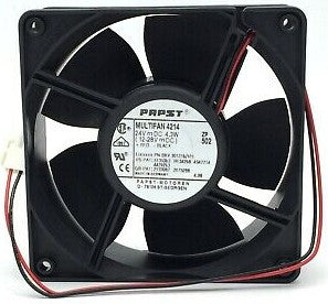 ebm-papst 4214 DC Fan, 24V, 120x120x38mm, 97.1CFM, 4.3W, 45dBA, 3050RPM, Wire Leads