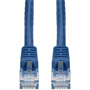 AddOn 1ft Blue CAT 6A PVC Ethernet Cable Snagless Bubble Boot RJ-45 M/M