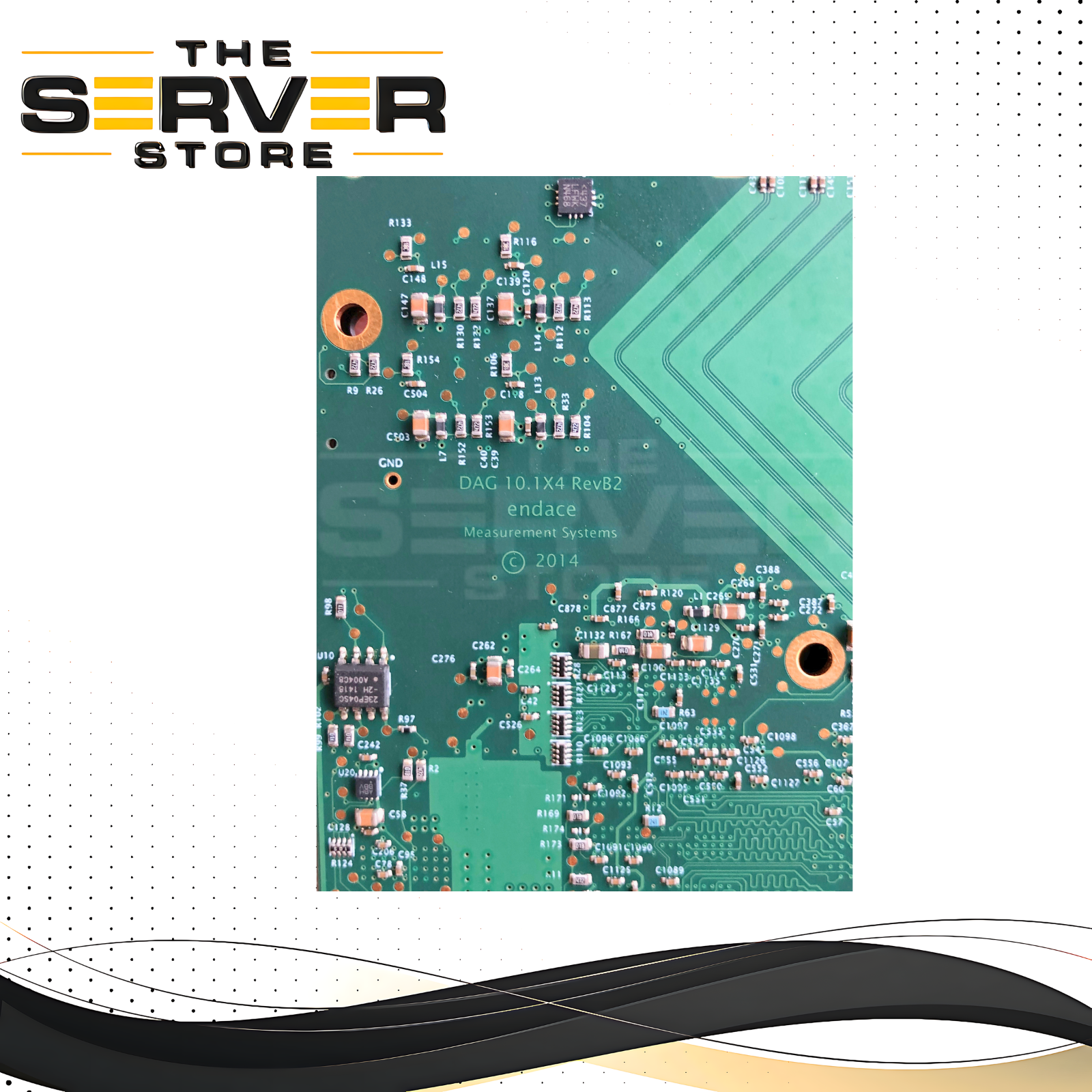 Endace Emulex DAG 10x4 SFP+ 10 Gigabit Ethernet (10GbE) PCIe x8 Network Capture Card. P/N: DAG 10.1x4.