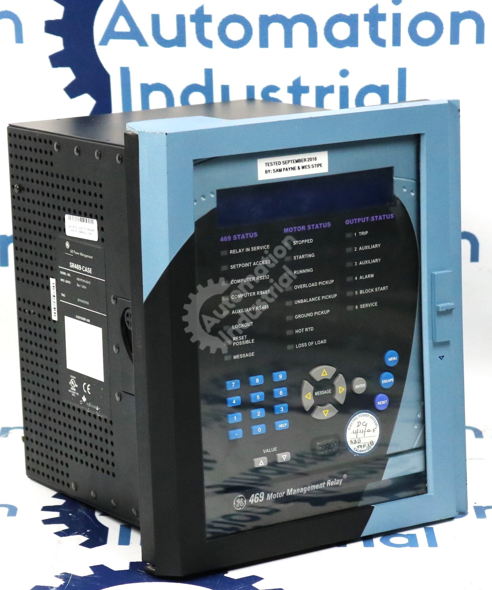 469-P5-HI-A1-E By GE Multilin Motor Management Relay