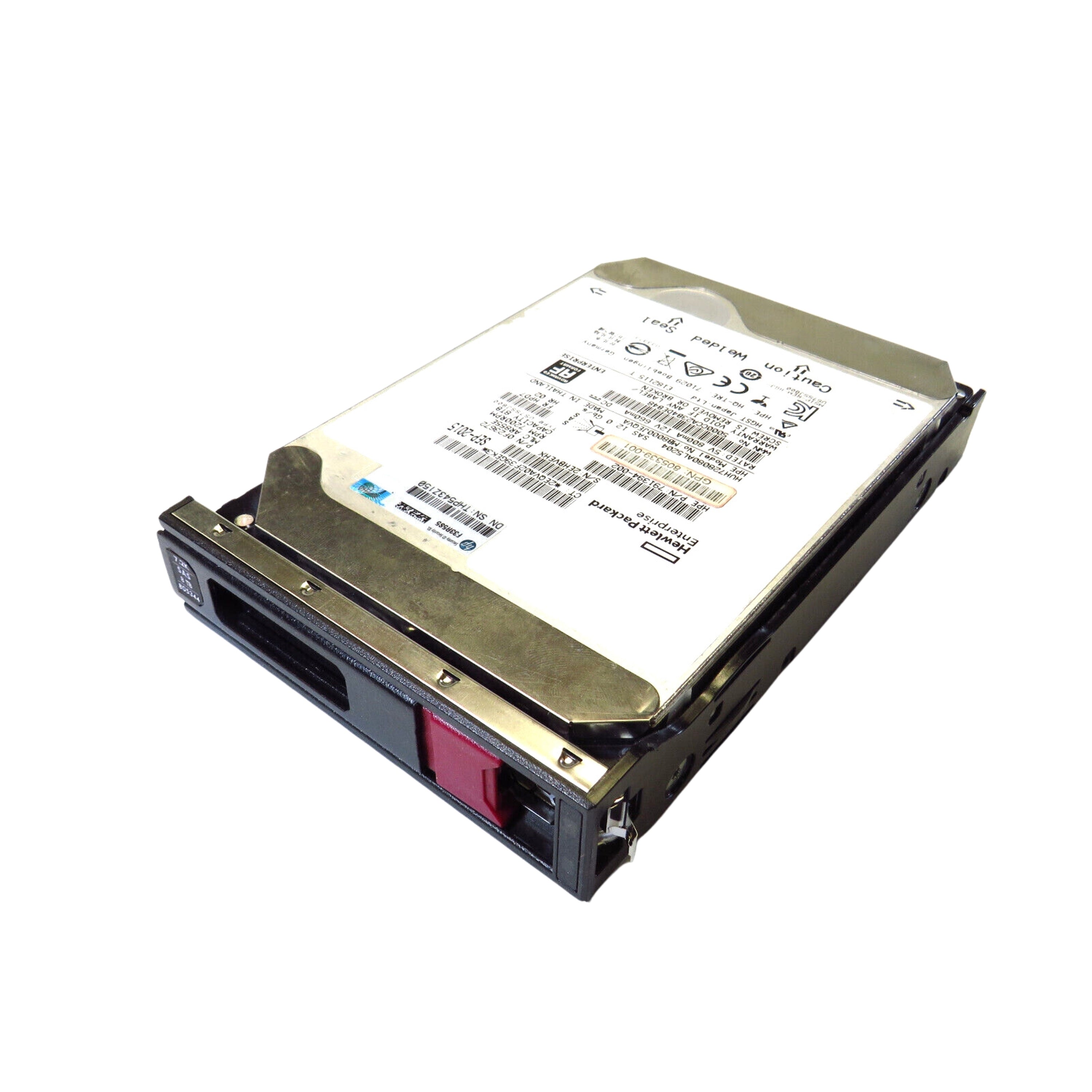 HP 805344-001 3.5" 8TB 7200RPM SAS 12Gb/s Hard Disk Drive (HDD), Silver (Refurbished)
