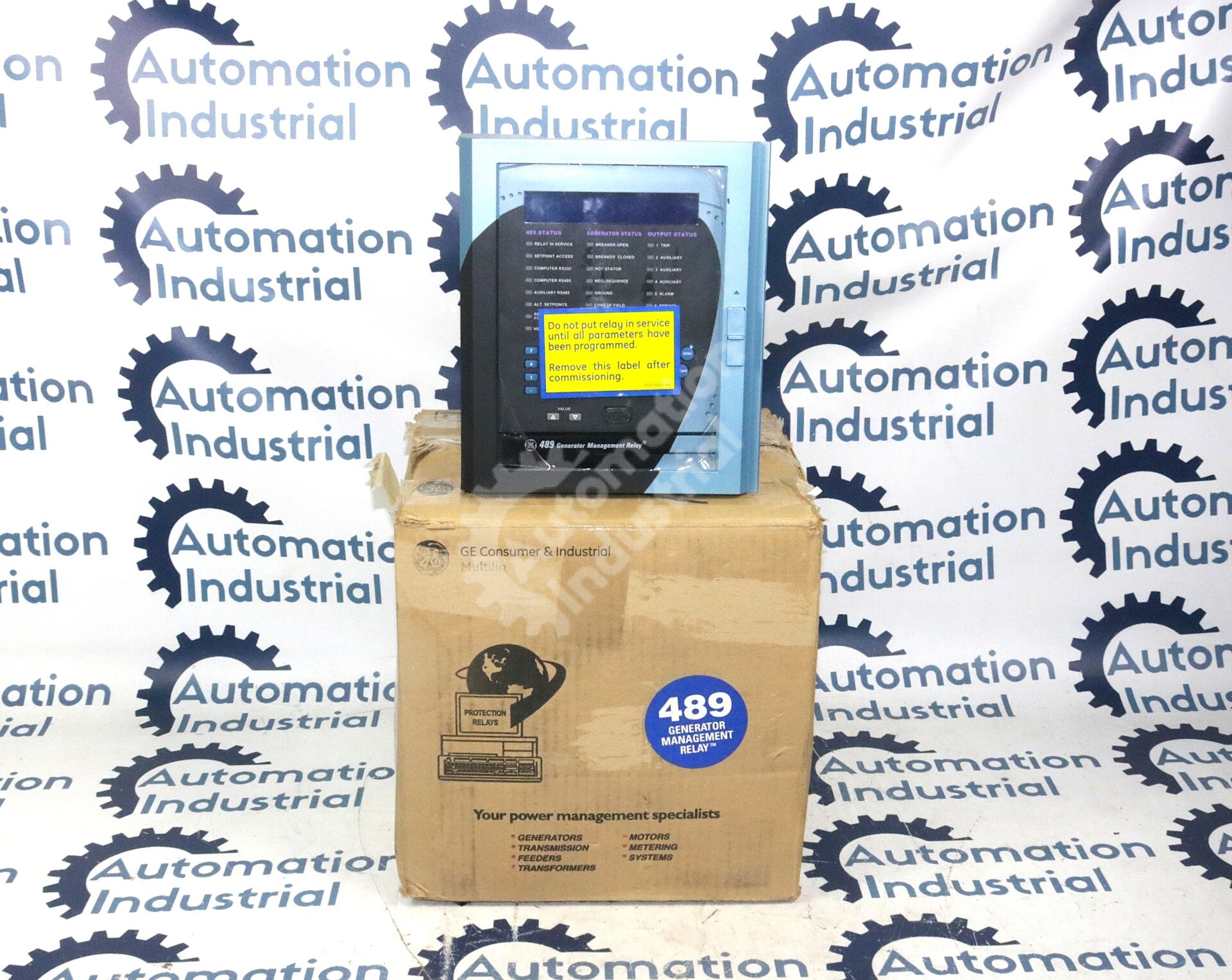 489-P5-HI-A20-E By GE Multilin 90-300VDC Generator Management Relay NSFP